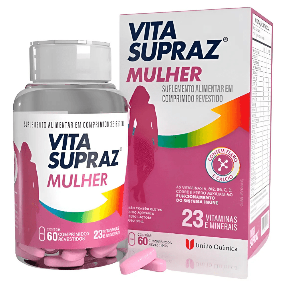 Vita Supraz Mulher Suplemento Vitamínico com 60 Cápsulas
